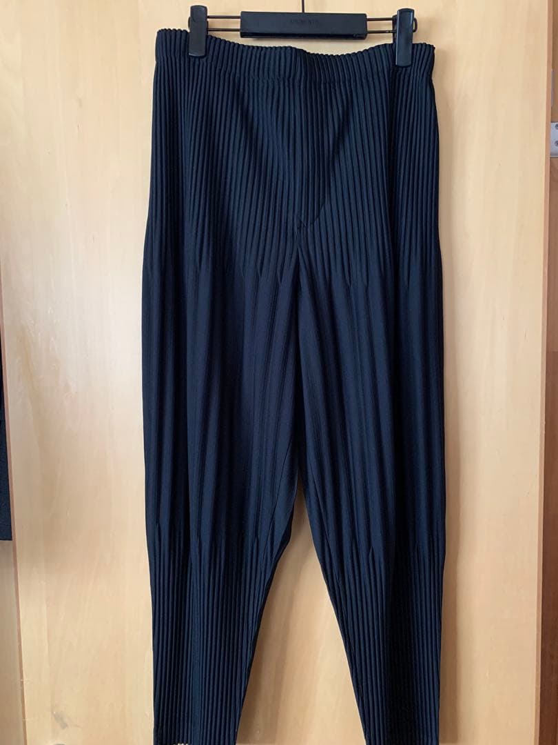 ISSEY MIYAKE プリーツパンツ サイズ3 ブラック｜イッセイミヤケ