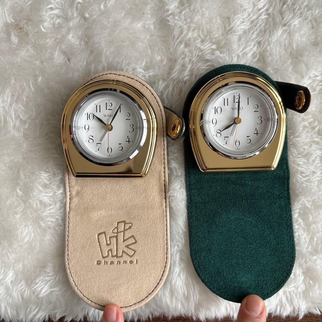 引越し予定でお値下げですWAKO トラベルクロック 2個セット⭐︎ - メルカリ