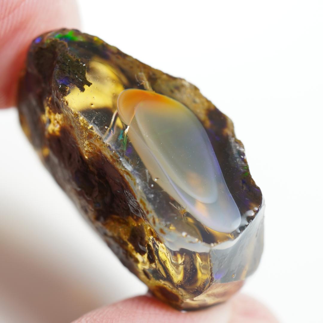 エッグインオパール 原石 鉱物標本 エチオピア産