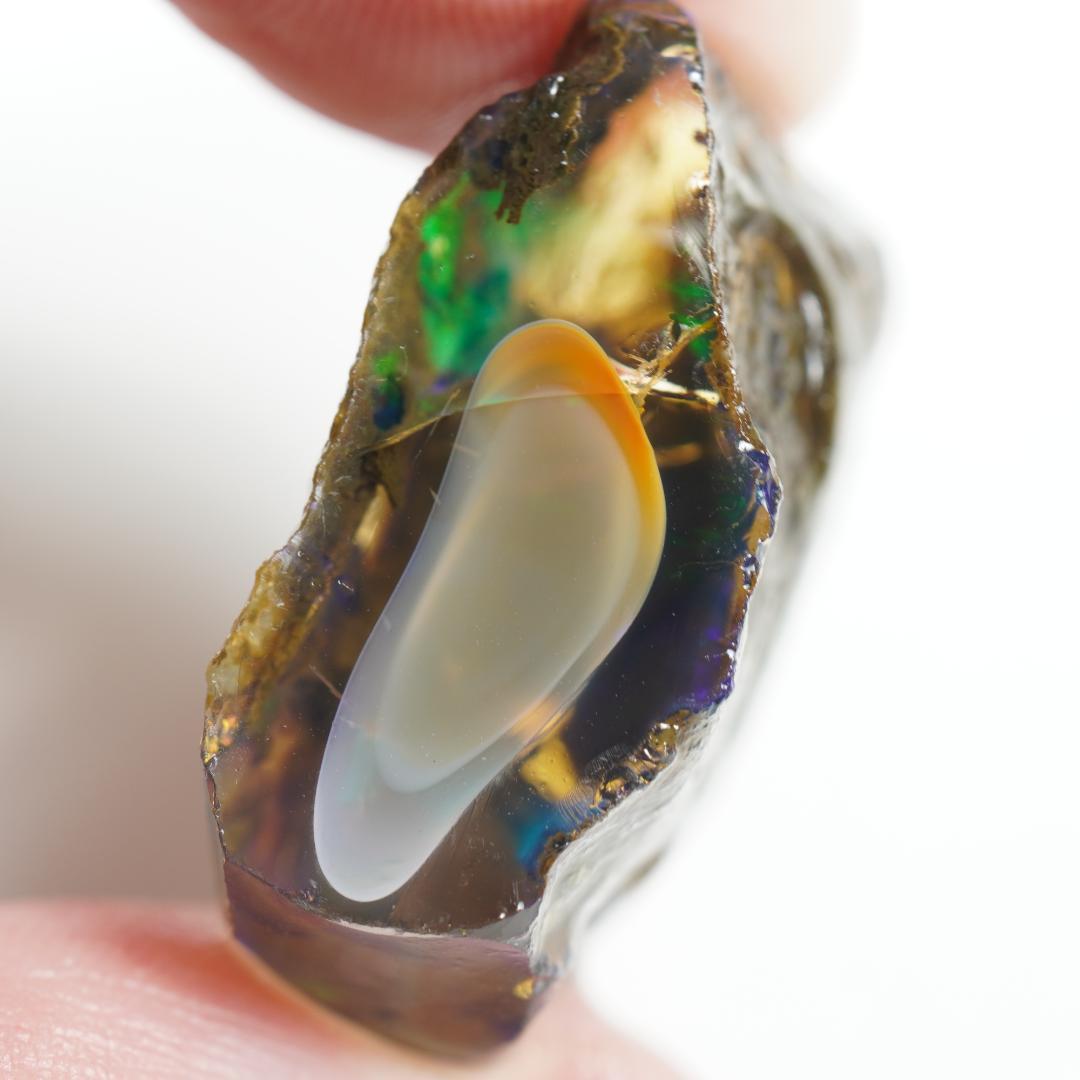 エッグインオパール 原石 鉱物標本 エチオピア産