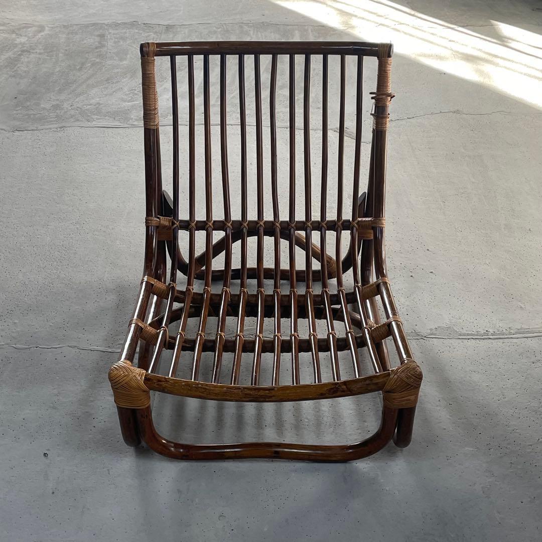 ①【マルニ木工】ラタンチェア 籐 ヴィンテージ レトロ 家具 2脚出品中！