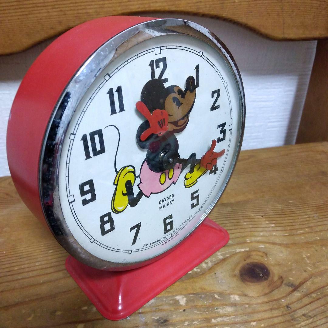 じんちゃん様専用MICKEY 置時計 ゼンマイ式 Vintage60年代