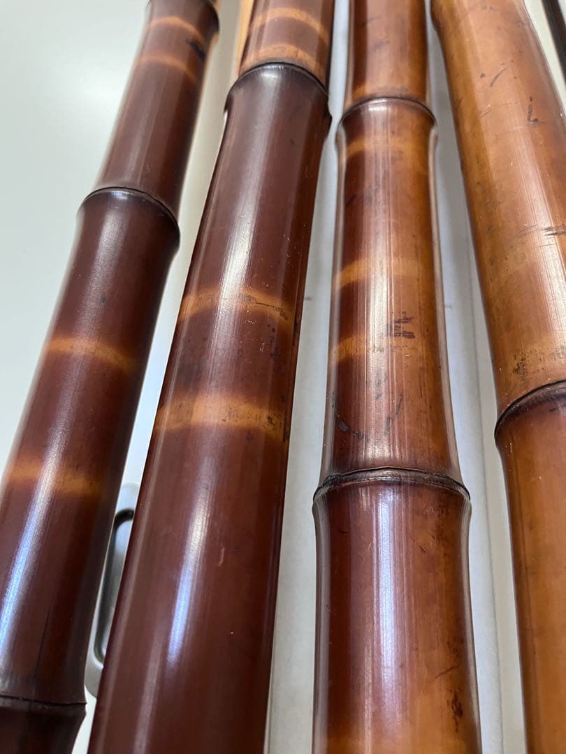 煤竹　すすたけ　155cm4本　∅約4~4.5㌢