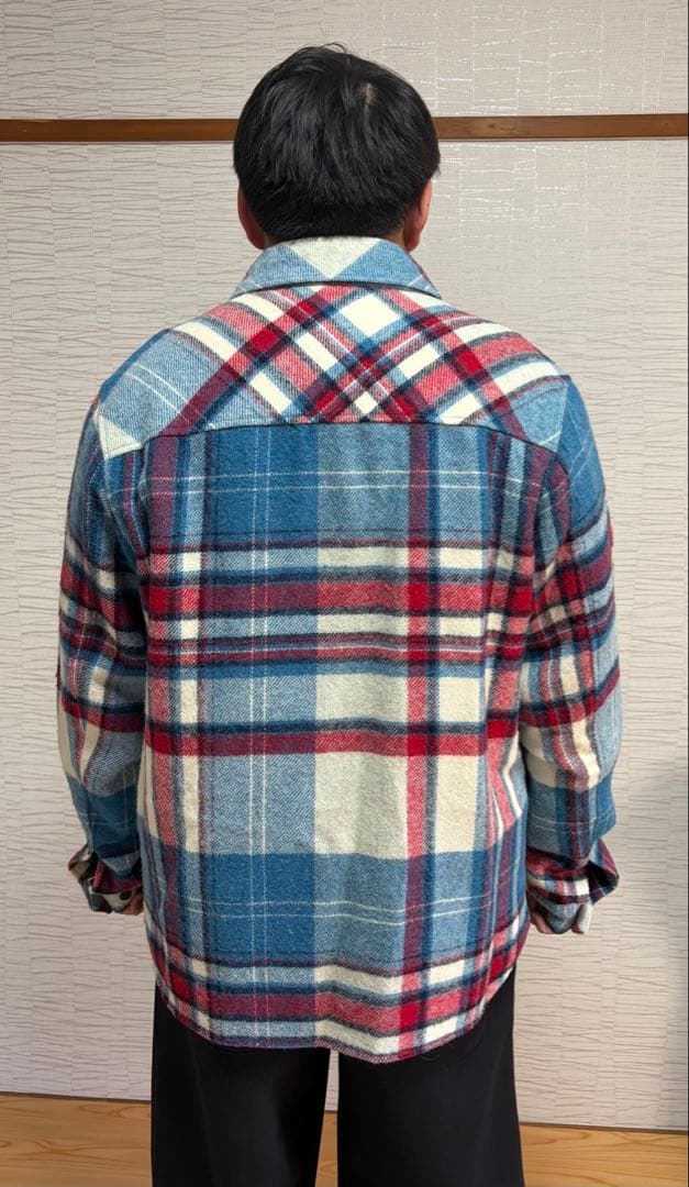 WE11DONE チェックウールアウター S 正規品 裏地付き