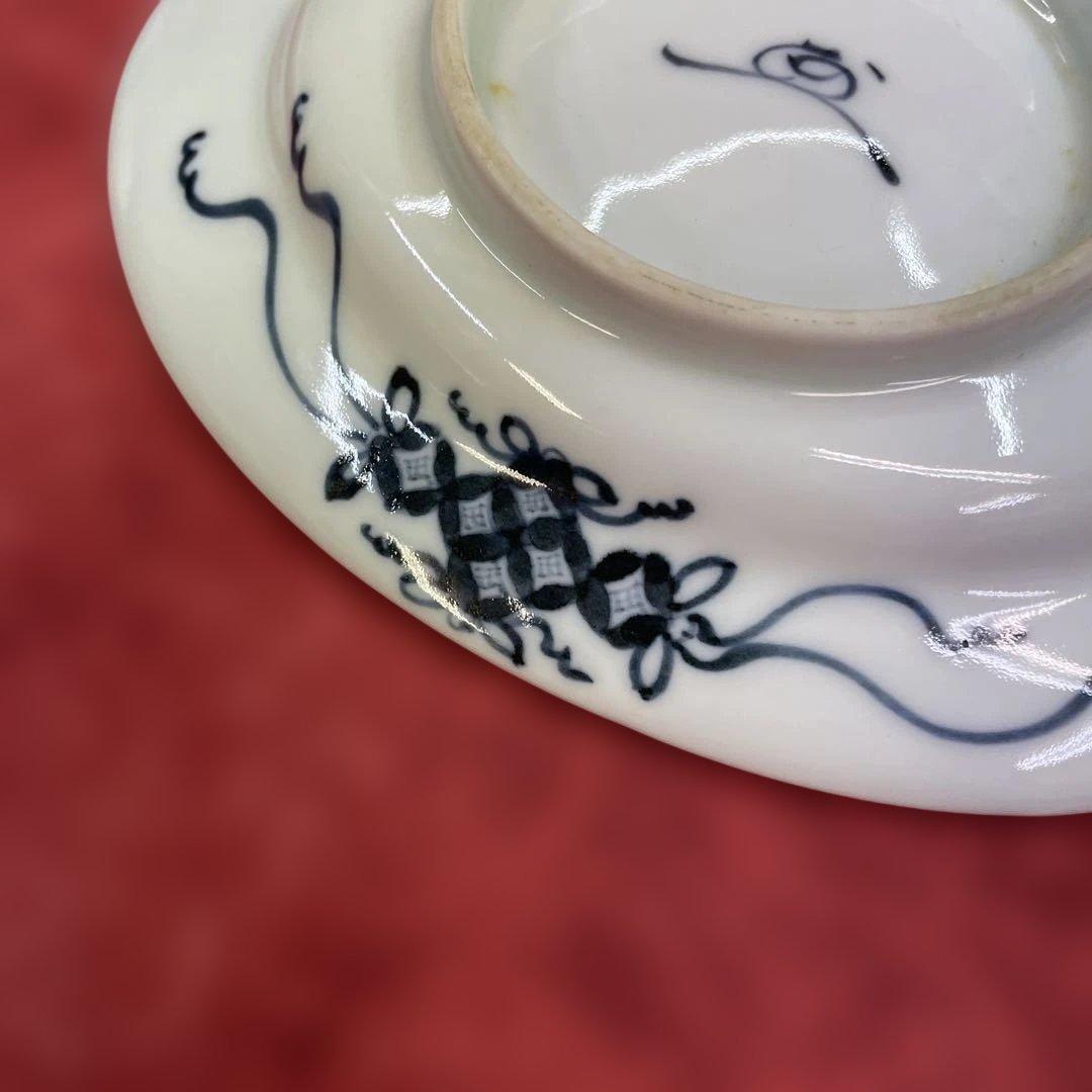 N10】 酒井田 柿右衛門 なます皿 10枚 古い食器 染付 日本