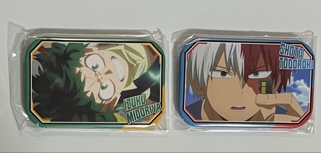 ヒロアカ 緑谷出久 轟焦凍 まるかく缶バッジ - メルカリ