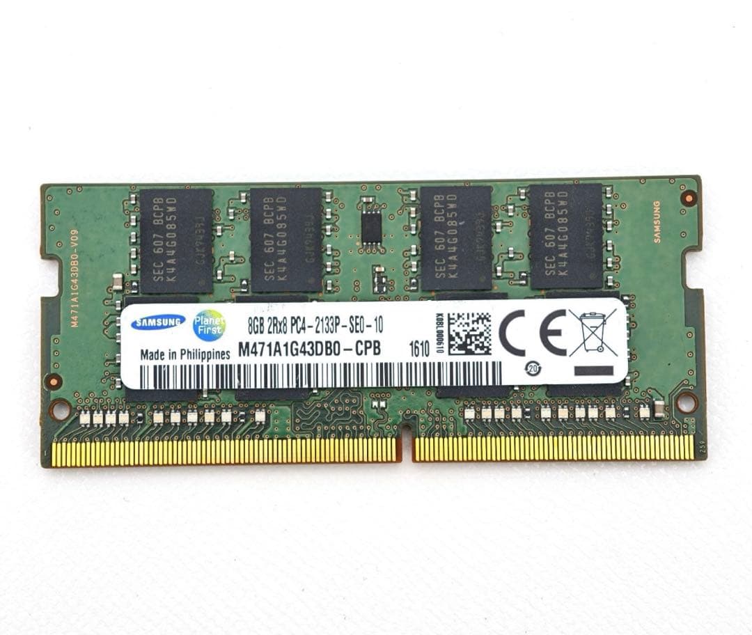 Samsungノート用メモリ SO-DIMM DDR4-2133 8GB×1枚 - メルカリ