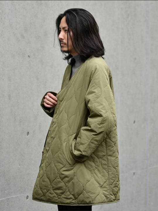 【SHIPS別注】MACOBER:ミリタリー キルティング ジャケット