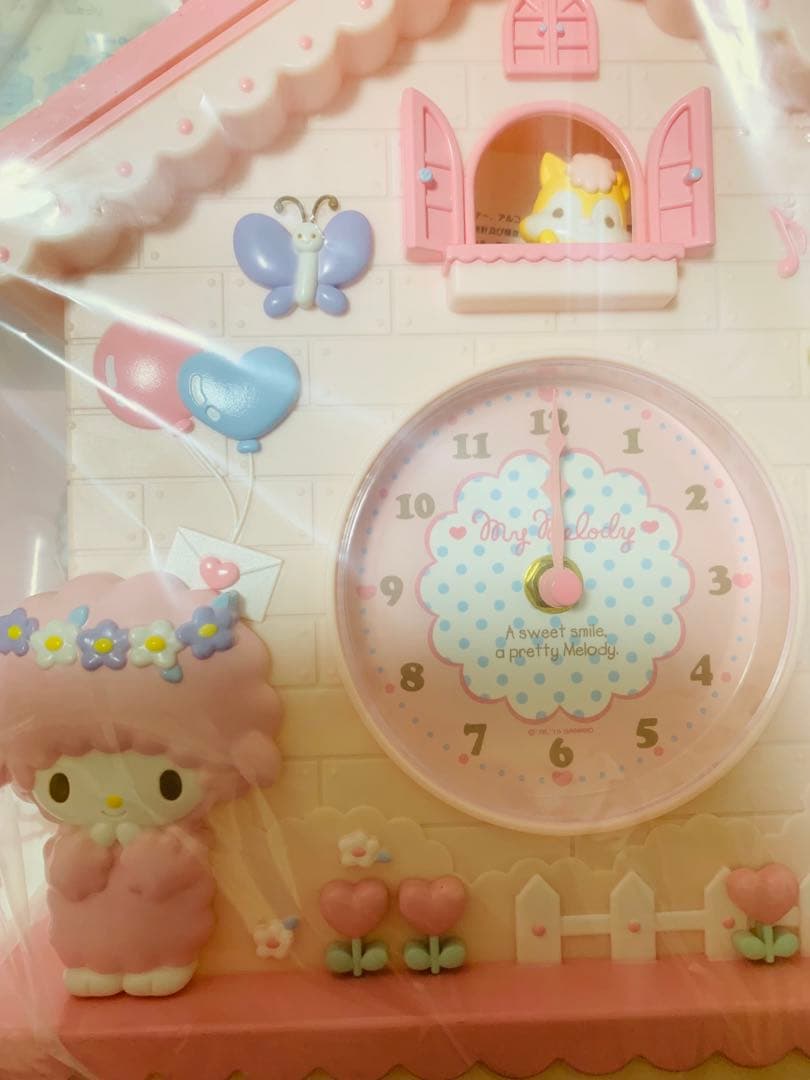 マイメロディ マイスウィートピアノ 振り子時計