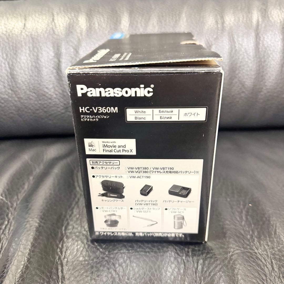 Panasonic デジタルハイビジョンビデオカメラ 本体 HC-V360M