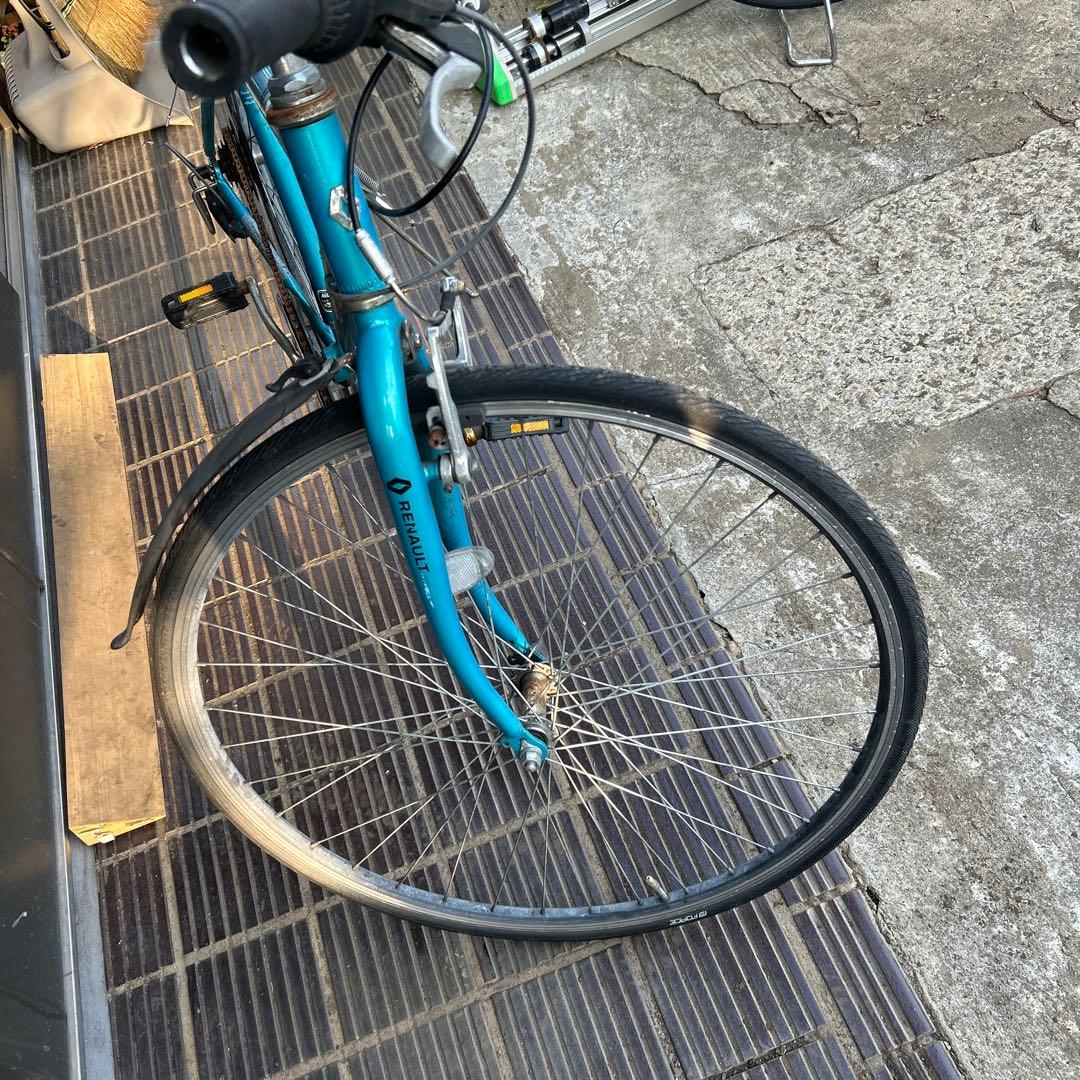 引取限定 千葉県市原 ルノークロスバイク アルミフレーム