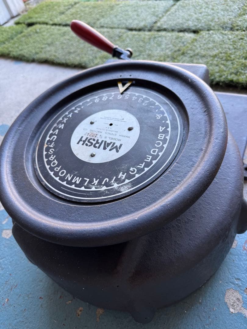 MARSH ステンシルマシン 世田谷ベース好き ミリタリー好きな方に 3/4