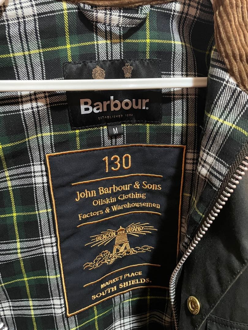 バブアー　美品　Barbour 130th バブアー130周年記念 スペイ　M