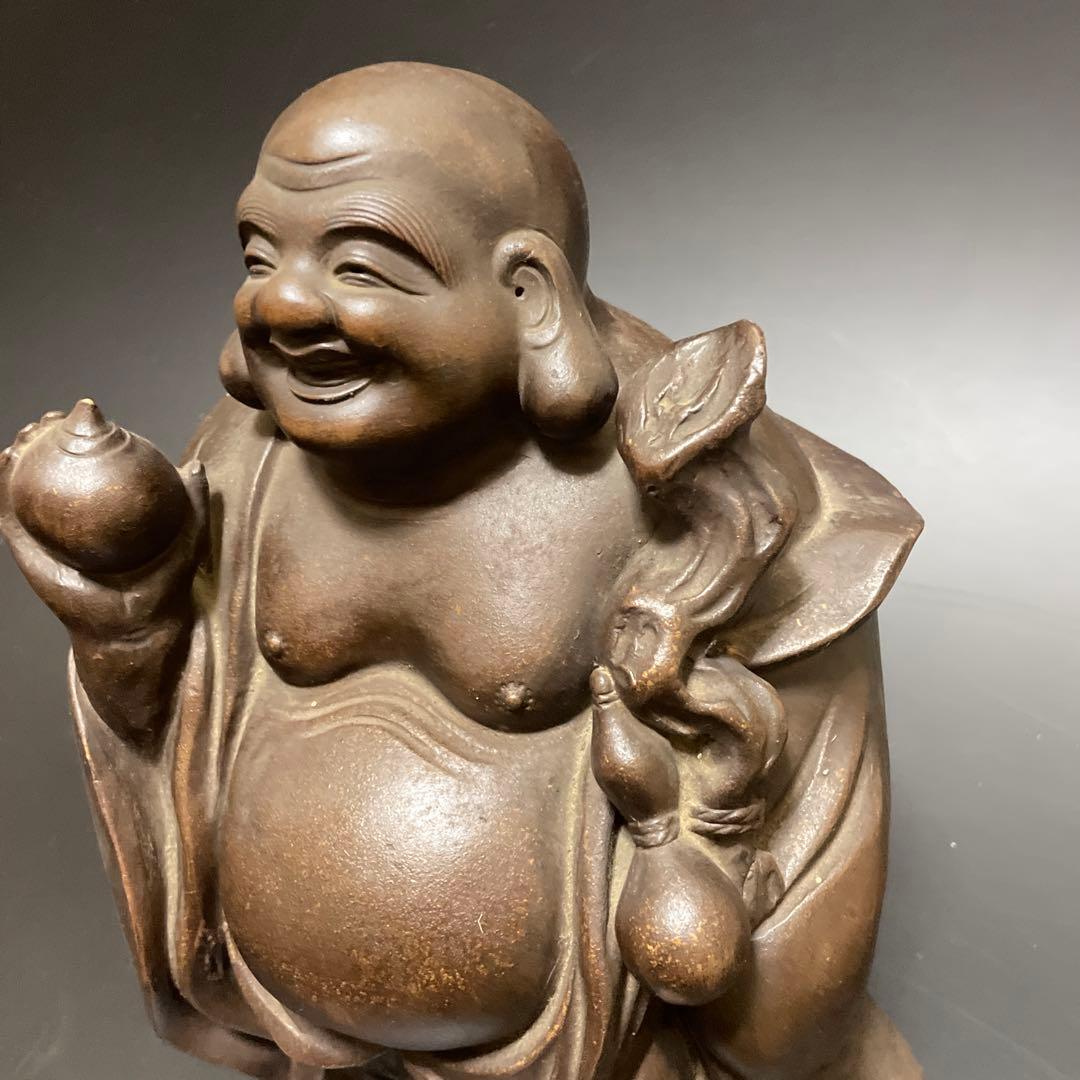 時代物 備前焼 特大 布袋様 友敬作 七福神 - メルカリ
