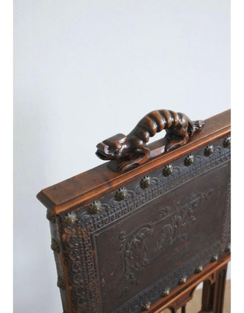 ポルトガルレザーチェア.c1 ディスプレイ用 リペア