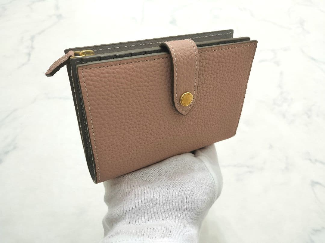 ホリデー限定】数量限定 BONAVENTURA 二つ折り財布 くすみピンク