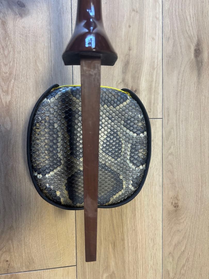 沖縄三線　奥間の知念大工型　八重山黒ユシ