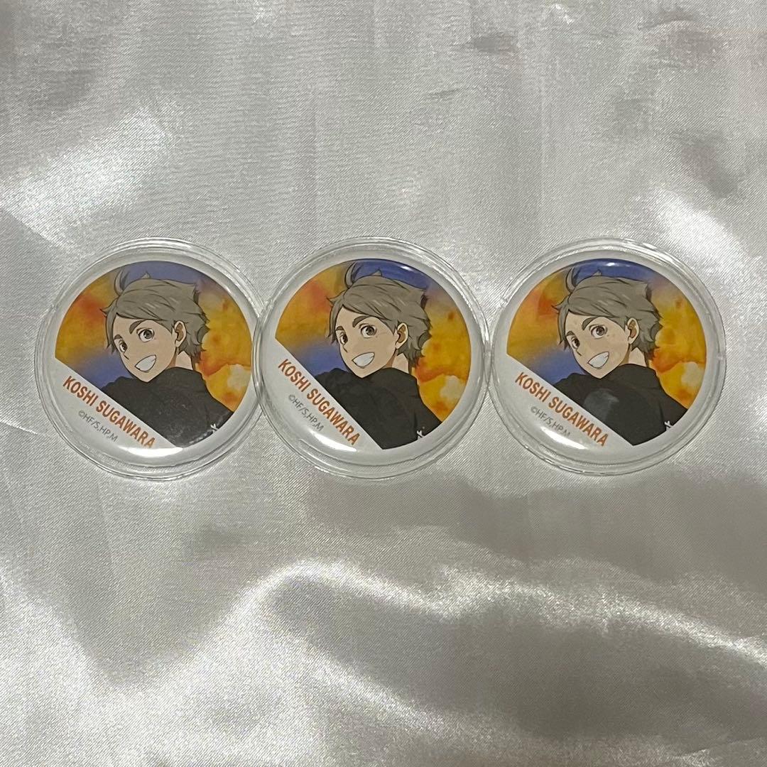 ハイキュー 菅原孝支 横断幕 缶バッジ 3点 - メルカリ