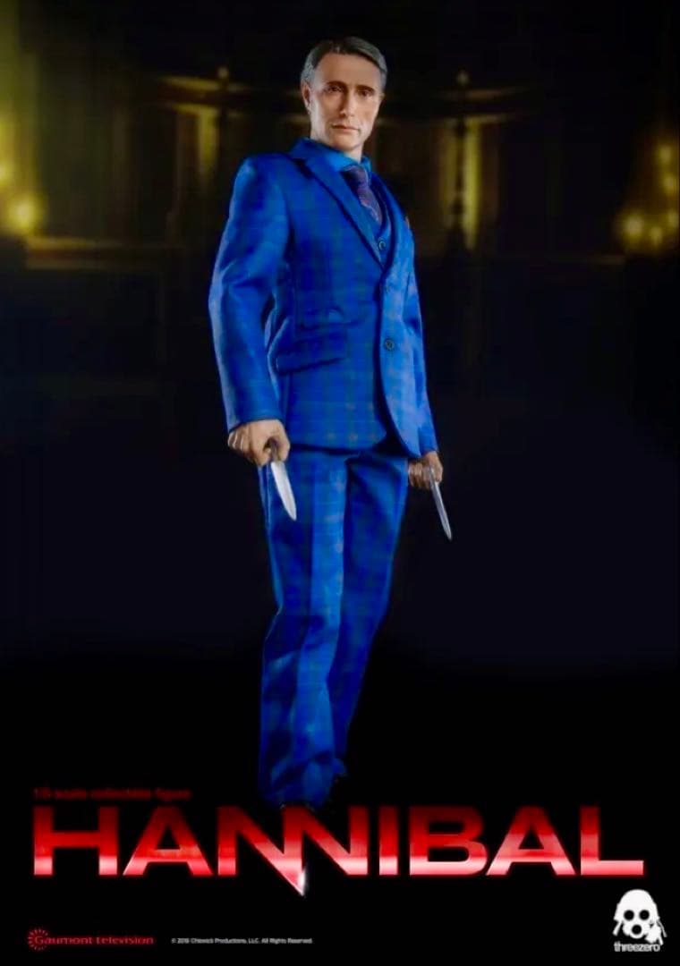 ハンニバル 1/6フィギュア マッツ・ミケルセン スリーゼロ ホットトイズ