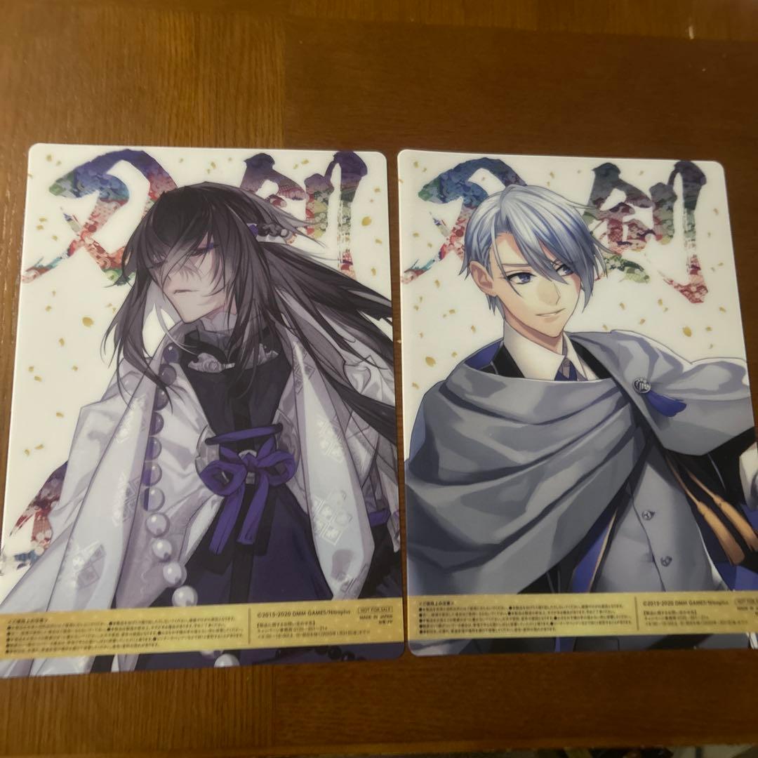 刀剣乱舞 五周年記念 ファミリーマート クリアポスター 10種 - メルカリ