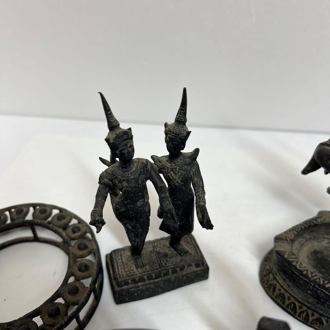 銅器 祭り人物いろいろ 3029g タカチ 東さ7-1223④