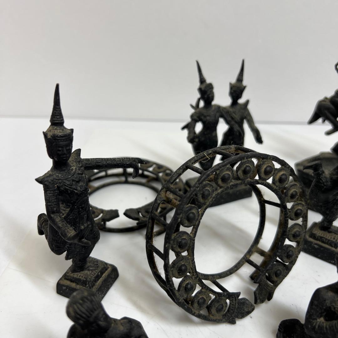 銅器 祭り人物いろいろ 3029g タカチ 東さ7-1223④