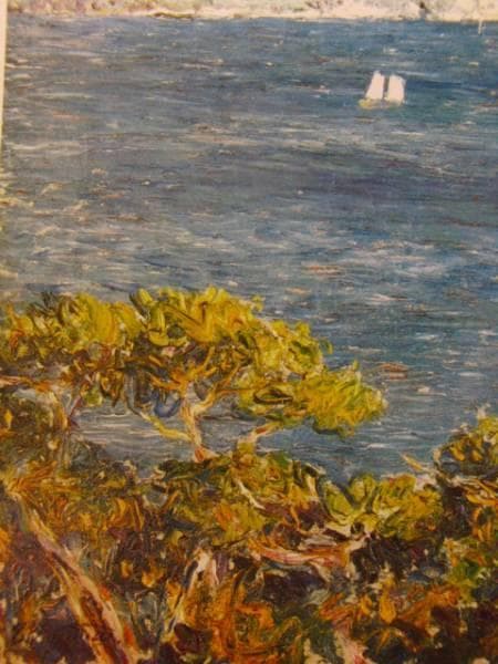 児島虎次郎、【瀬戸内風景】、希少な額装用画集より、新品額装付、状態良好