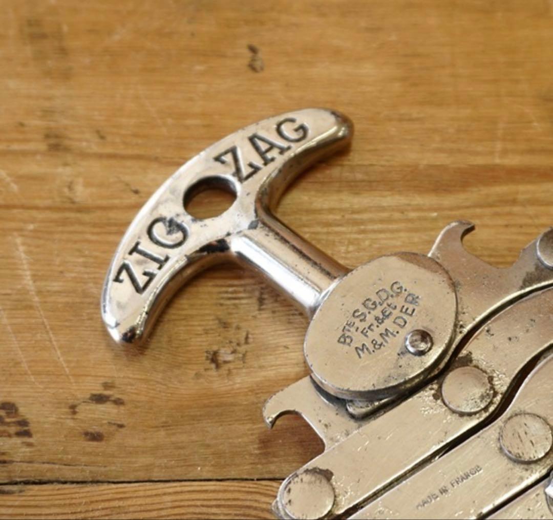 ✨かっこいい フランス 1939ワインオープナー コークスクリュー ZIGZAG