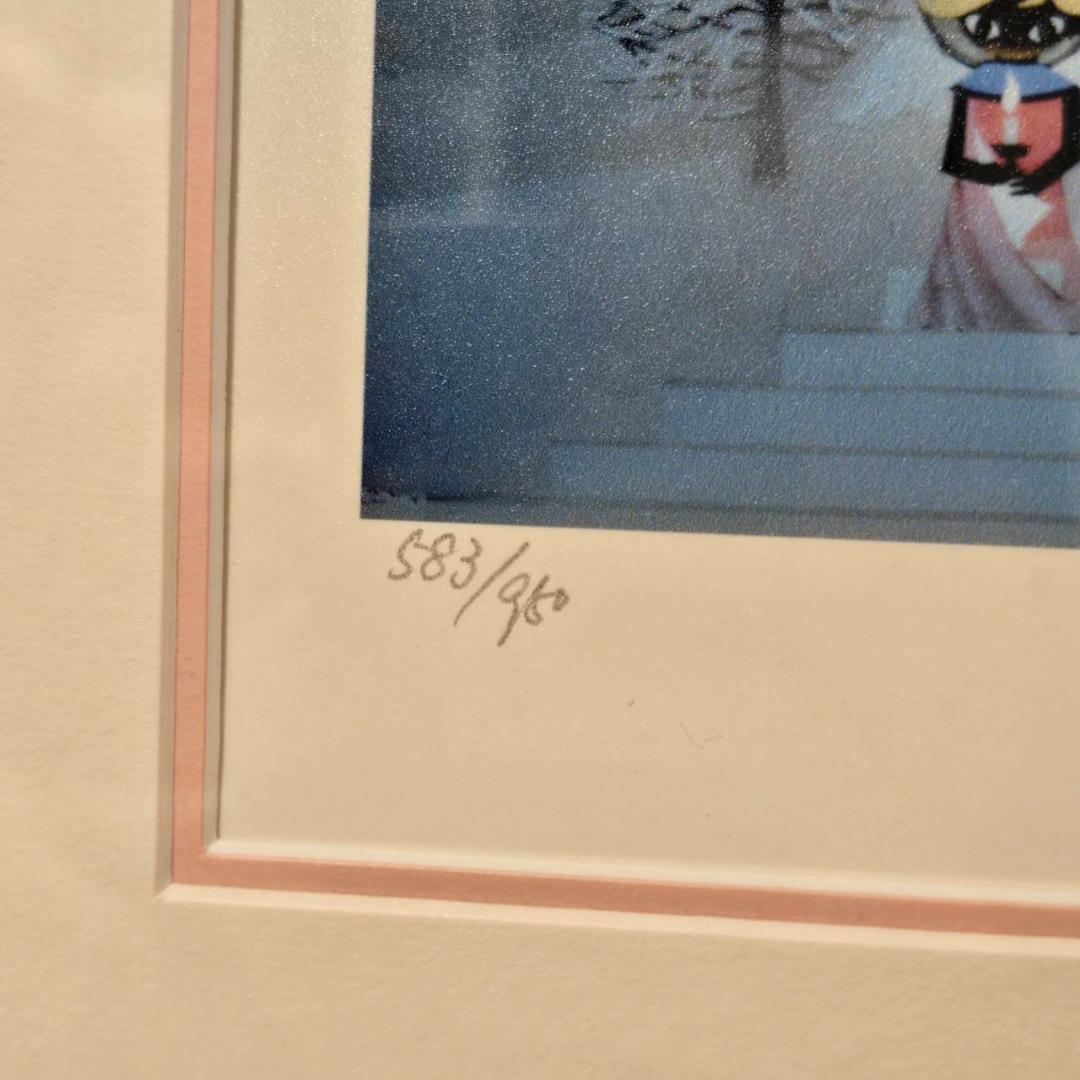 藤城清治　美しい四季の詩　天使の贈り物　直筆サイン