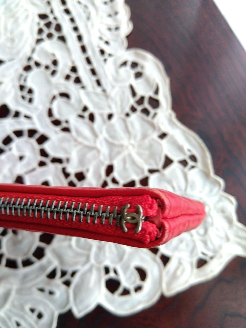 シャネル カメリア ミニポーチ