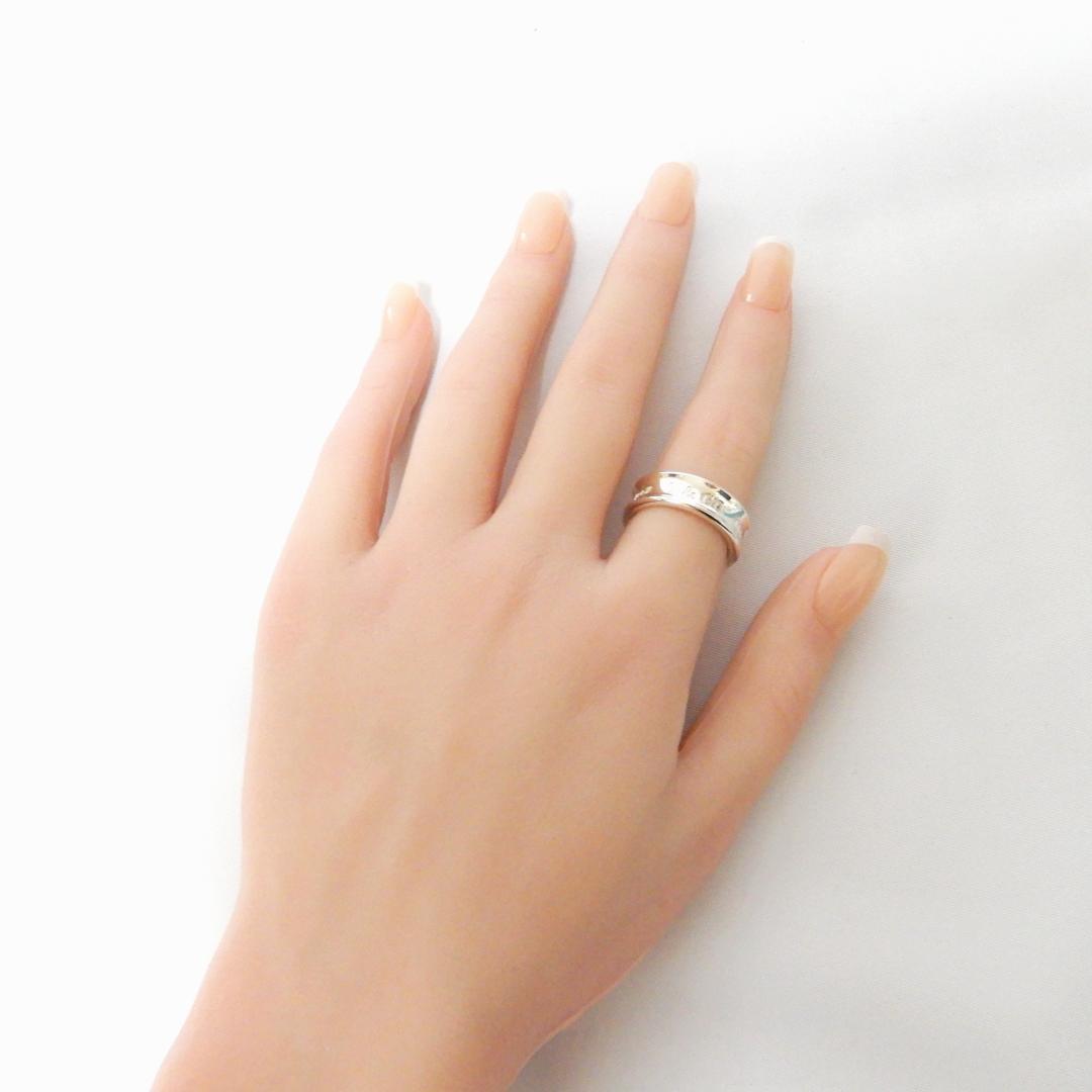 TIFFANY ティファニー　ナロー リング　13号　1837　シルバー　A15