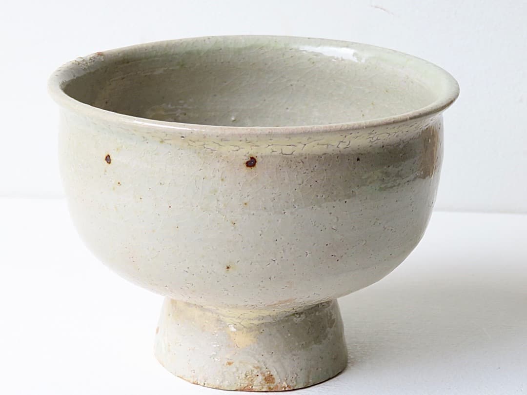 価格変更】高仲健一 作 『粉引祭器』木箱付 李朝 茶碗