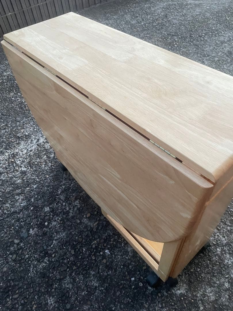 ダイニング　5点セット　折りたたみ式