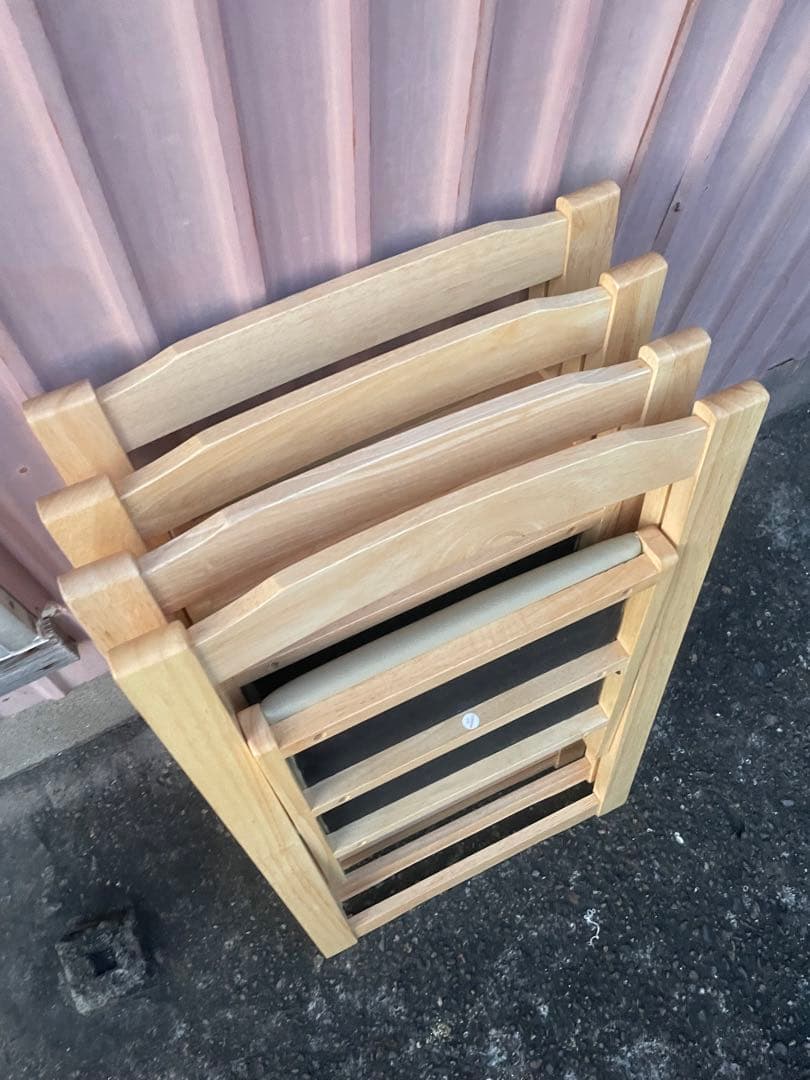 ダイニング　5点セット　折りたたみ式