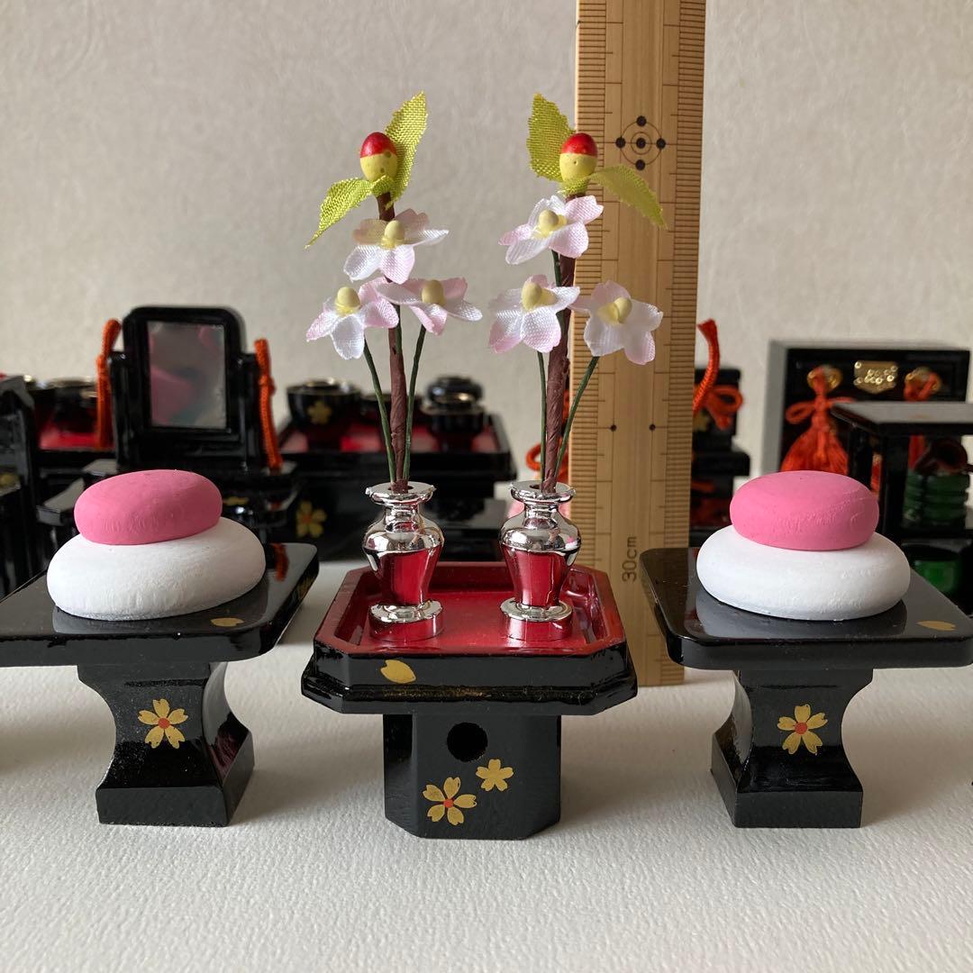 雛道具　雛飾り　ミニチュア　雛人形　お雛様　ふらここ　ひととえ　好きな方に