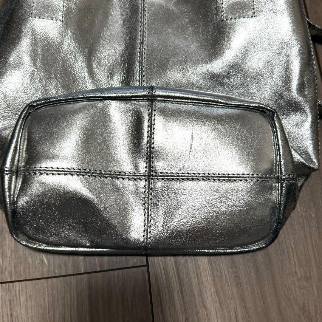モルフェ、トートバック、2WAY SMALL TOTE SILVER、シルバー