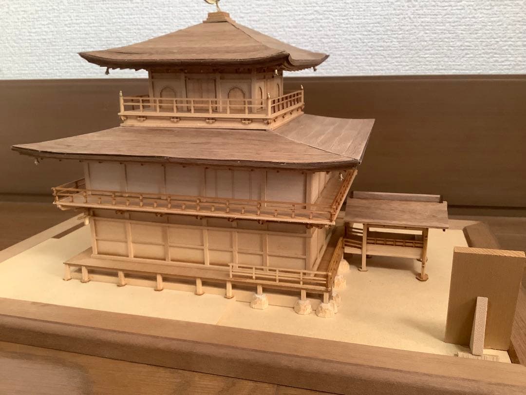 温*卵様 完成品 Woody JOE/ウッディジョー 1/75 鹿苑寺 金閣寺 - メルカリ