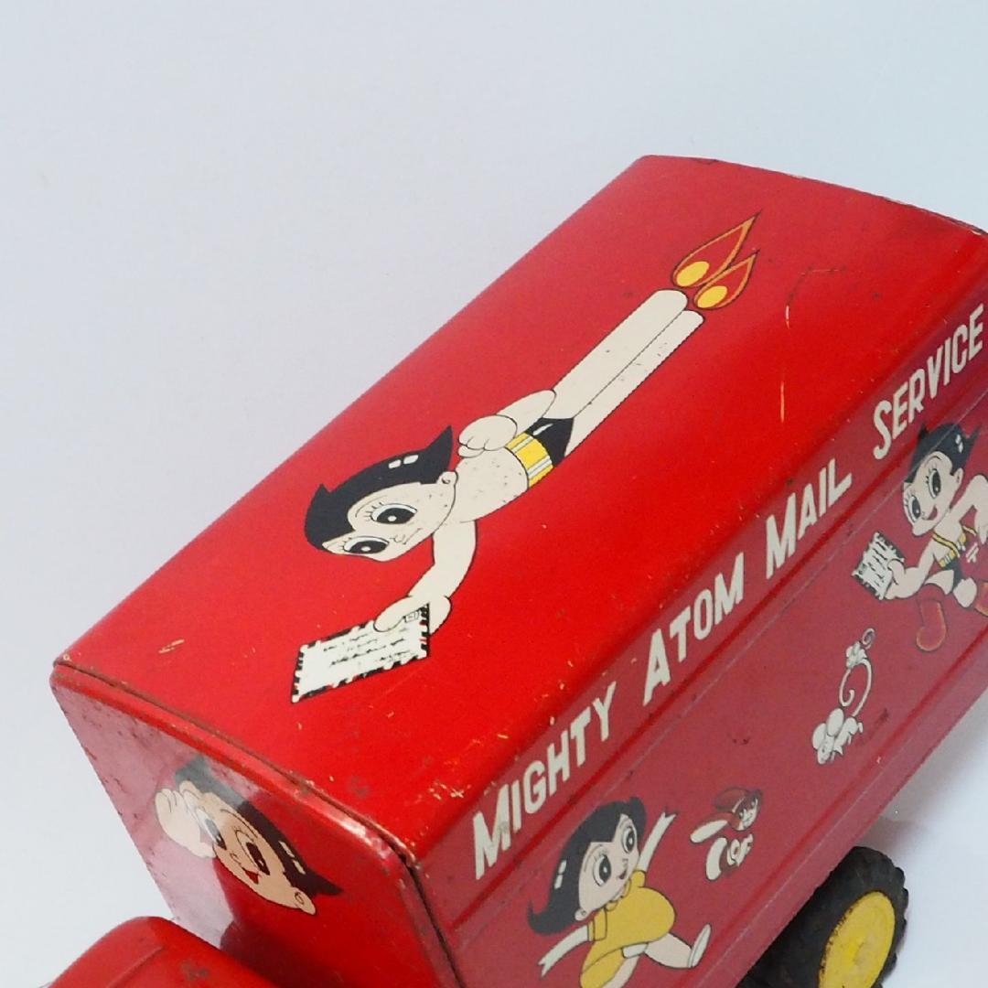 ATD【鉄腕アトム郵便配達ボンネット トラック 】当時物ブリキ TIN 【箱無】
