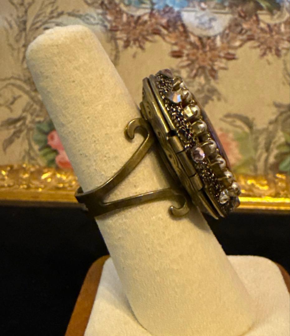 MICHAL NEGRINミハエルネグリンライオンブローチ&ロケットリングセット