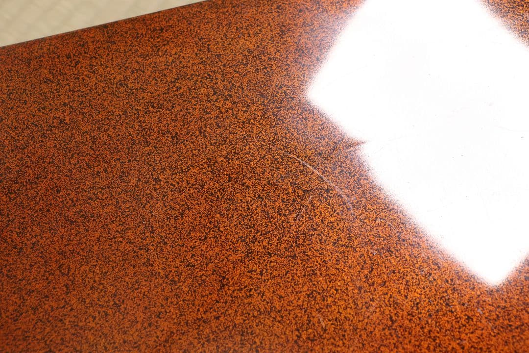 漆芸 梨地 砂子 巻足 平卓 花台 53.8cm 木製 大正昭和【MA736】