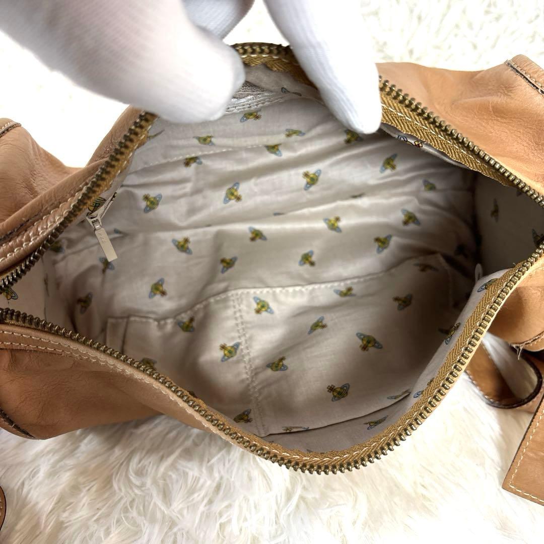 希少✨Vivienne Westwood オーブロゴドラムショルダーバッグ