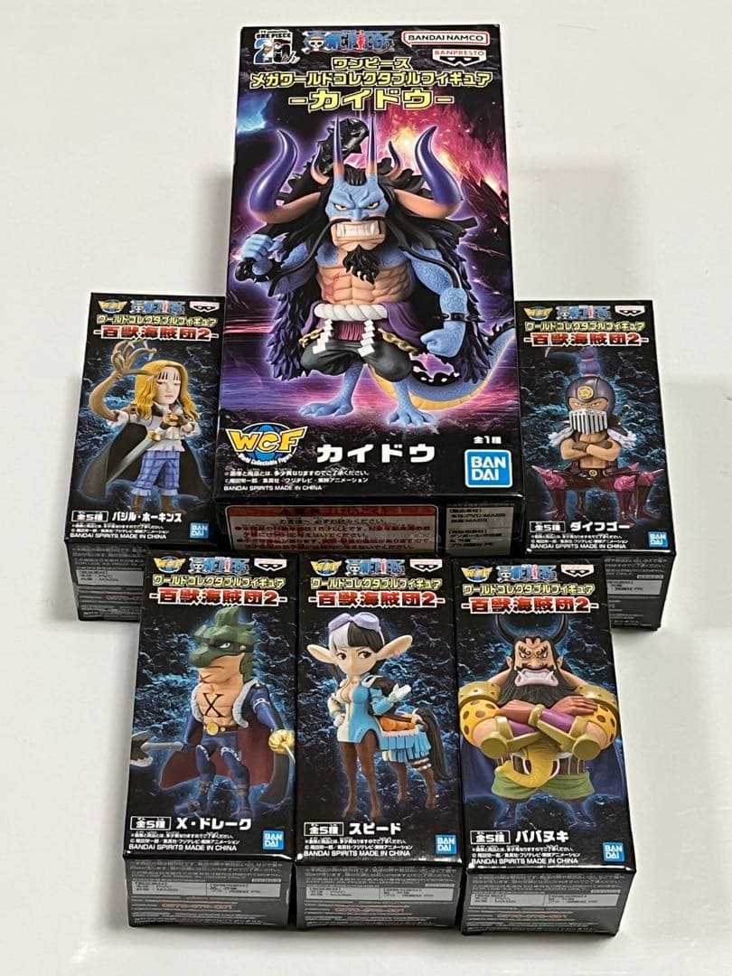 ワンピース ワーコレ 百獣海賊団2 全5種 メガワーコレ カイドウ