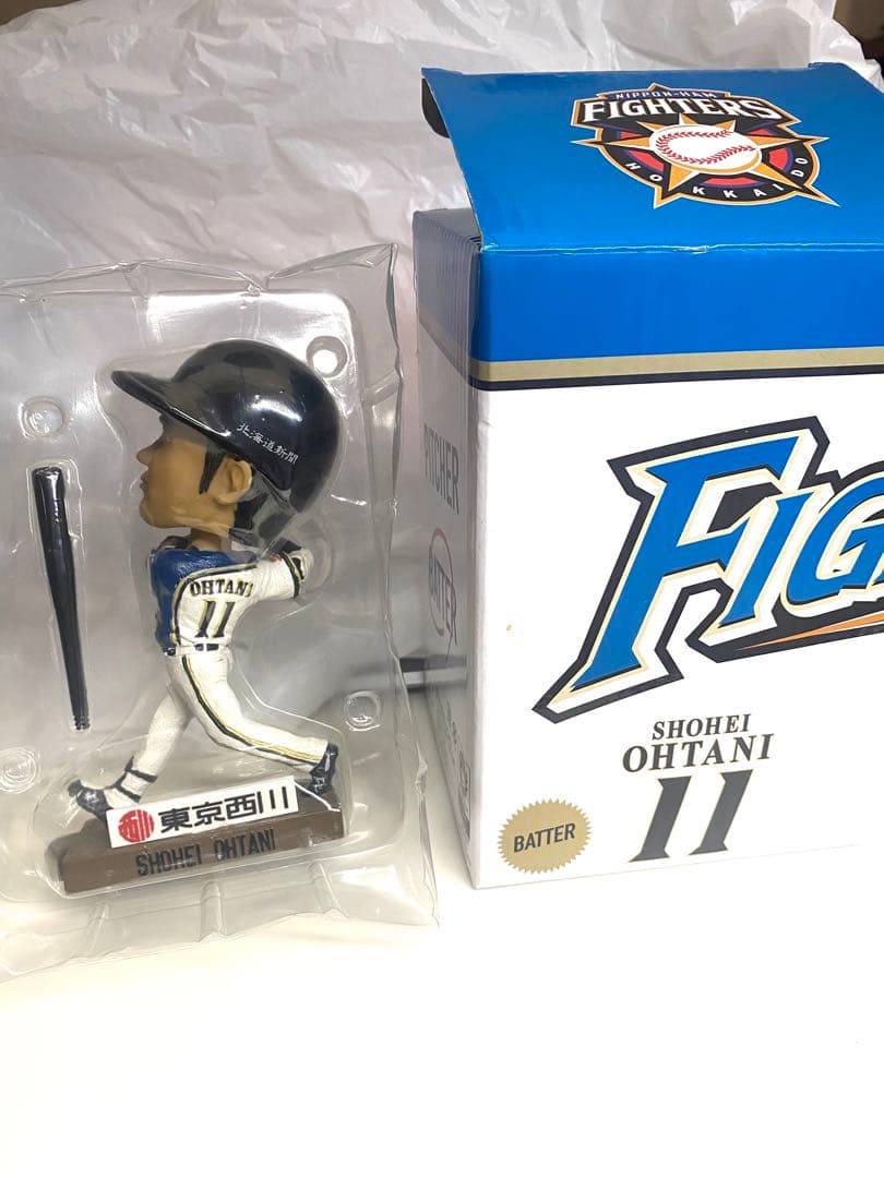 大谷翔平 ボブルヘッド 首振り人形 バッター ピッチャー 2個セット 箱