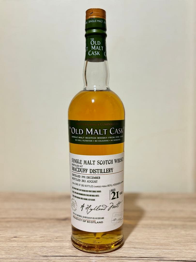 新品】ハンターレイン オールドモルトカスク マクダフ 21年 ウイスキー