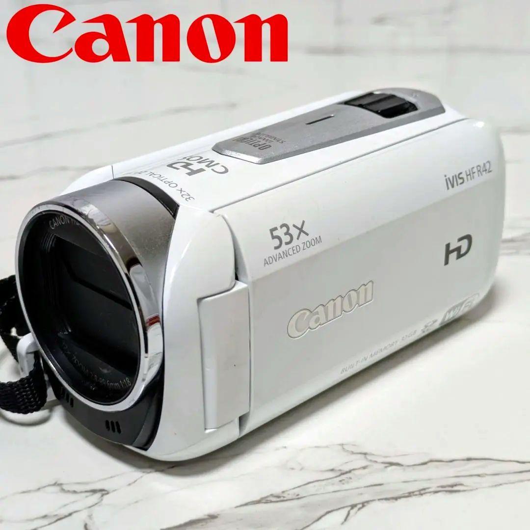 Canon　iVIS HF R42　ホワイト CANON iVIS HF R42 価格比較 - 価格.com