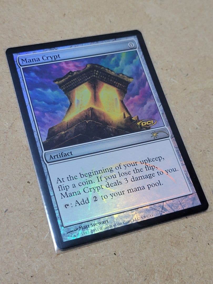 魔力の墓所 ジャッジ foil 1枚 英語 mana crypt