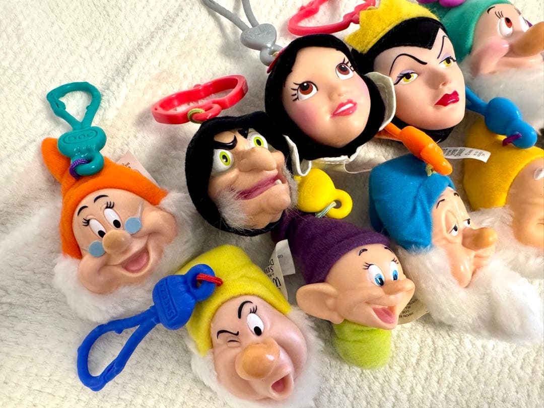 新品 アメリカ マクドナルド ミールトイ 白雪姫 七人の小人 コンプリートセット