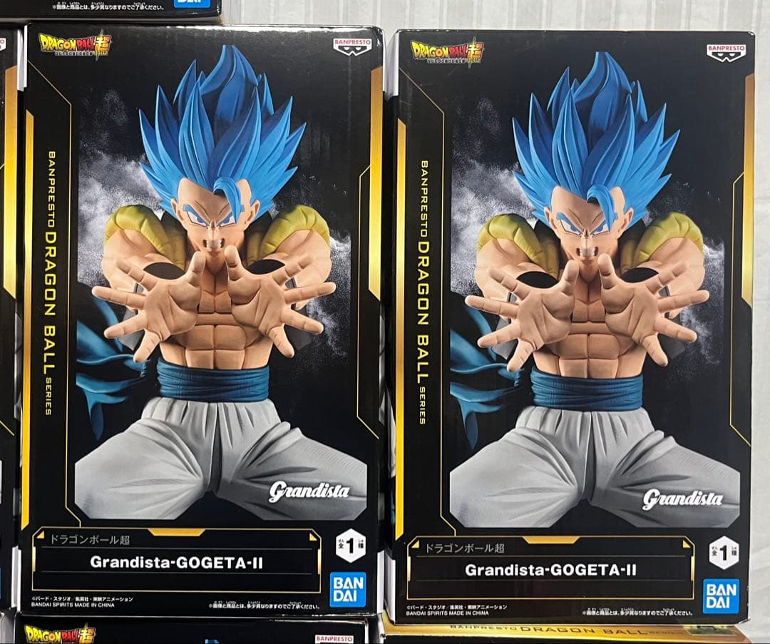 9個セット☆ドラゴンボールGrandista☆ゴジータ-Ⅱ×8、魔人ベジータ×1