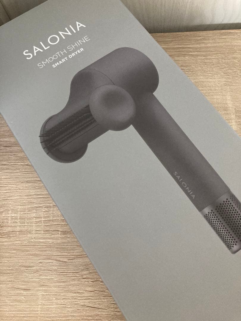 ★SALONIA サロニア スムースシャインスマートドライヤー グレー