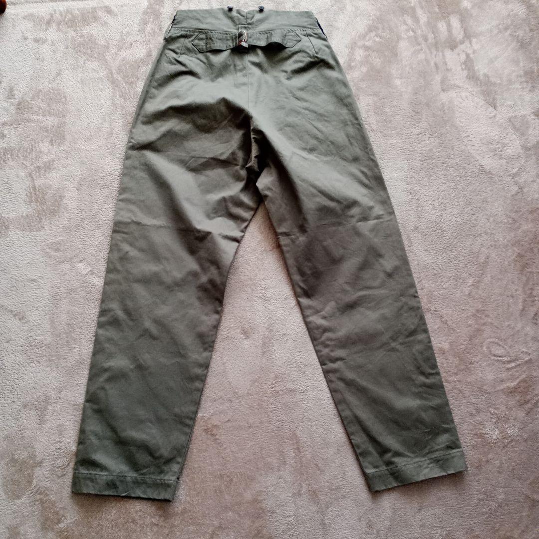 ナイジェル・ケーボン　試着のみ　フレンチワークチノ　グリーン　サイズ10